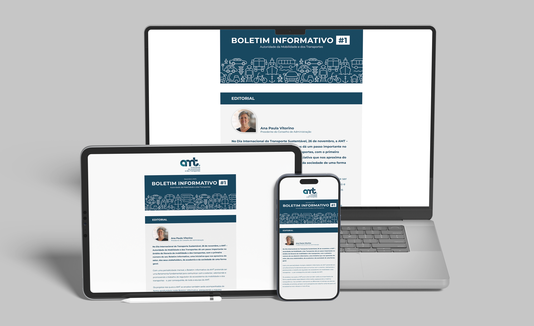 AMT reforça transparência e proximidade com lançamento de Boletim Informativo 