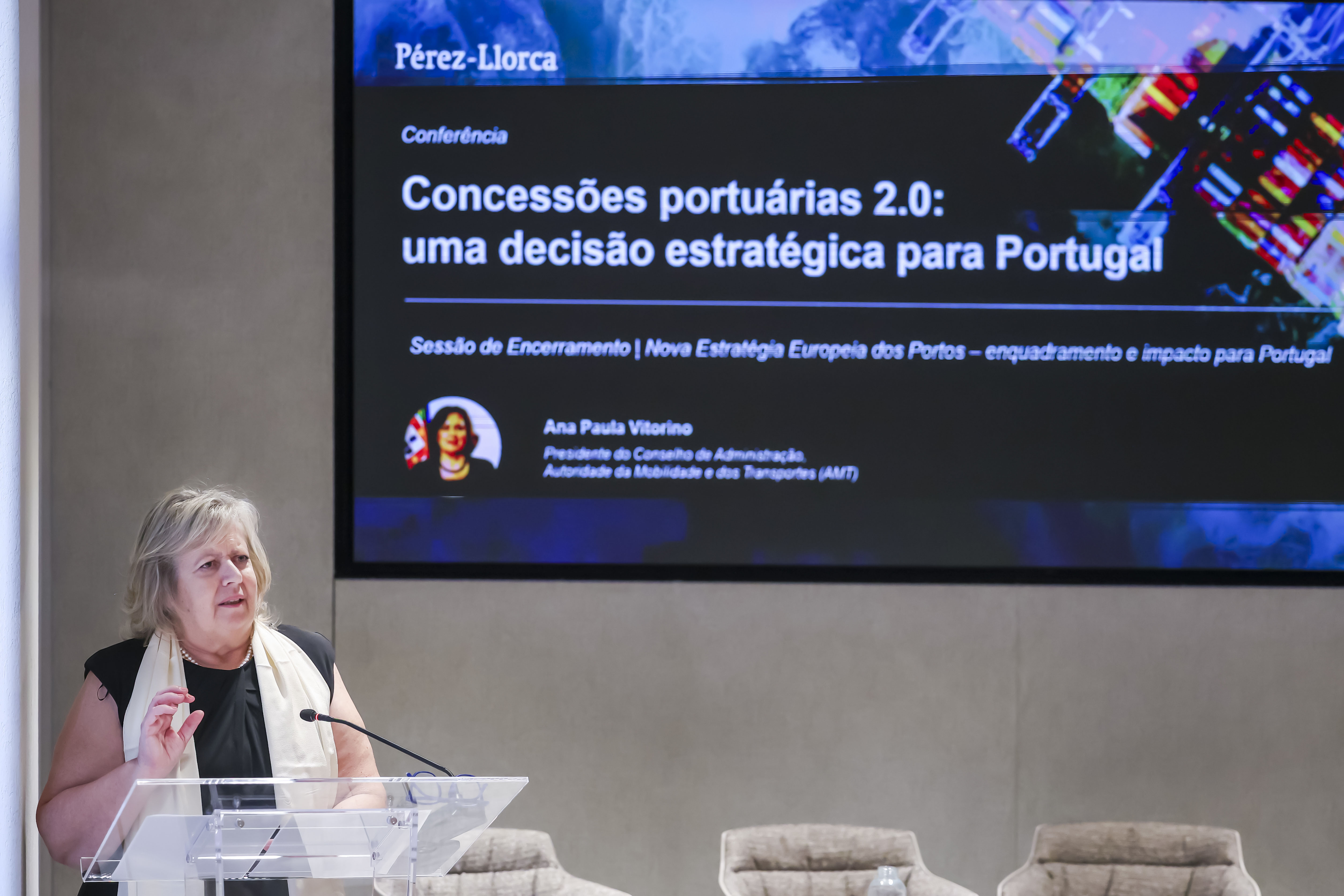 Presidente da AMT no encerramento da Conferência “Concessões Portuárias 2.0: Uma Decisão Estratégica para Portugal”